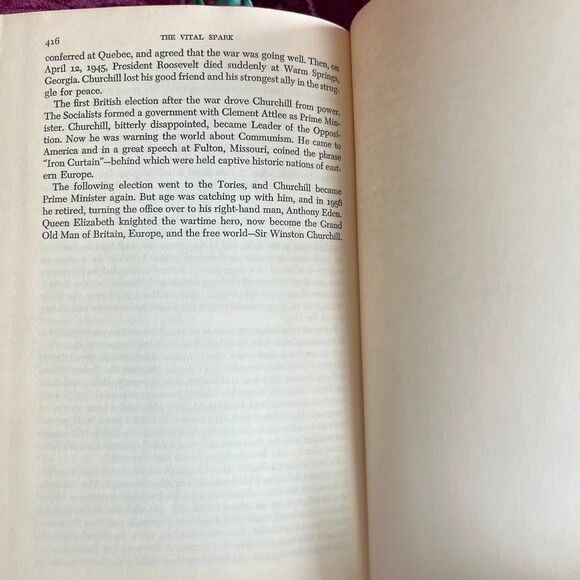 1959 The Vital Spark, 101 Outstanding Lives by Lowell Thomas, Vintage Book - Picture 9 of 10